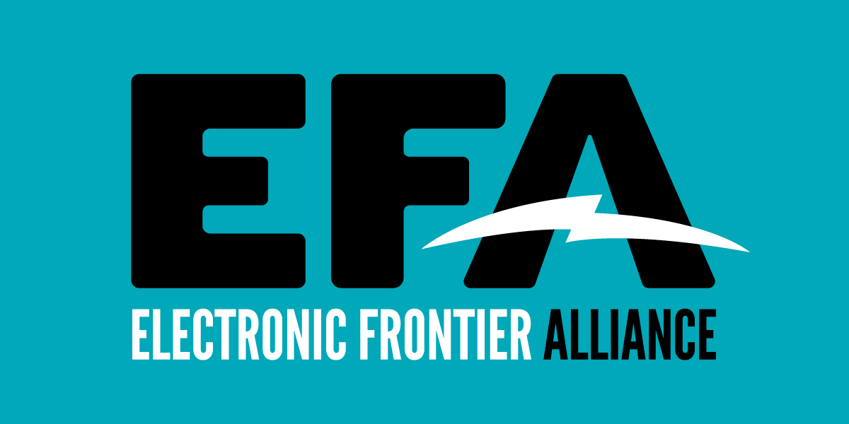 Electronic Frontier Alliance Logo Electronic Frontier Alliance Logo