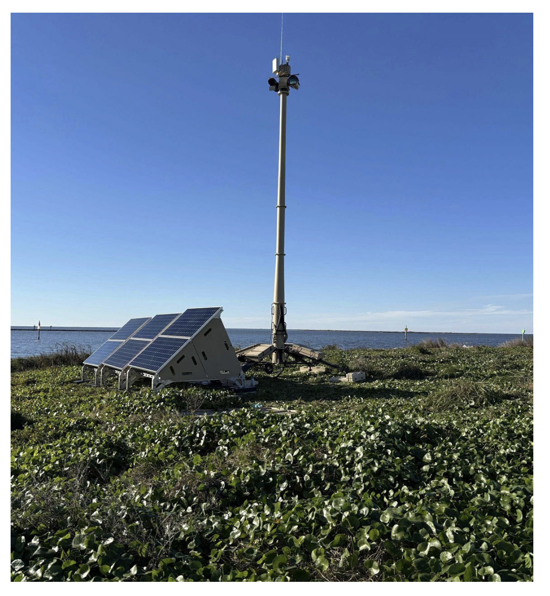 image of surveillance tower from public records image of surveillance tower from public records